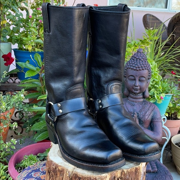 EC Frye Harness Boots Sz 8.5 - Picture 3 of 16